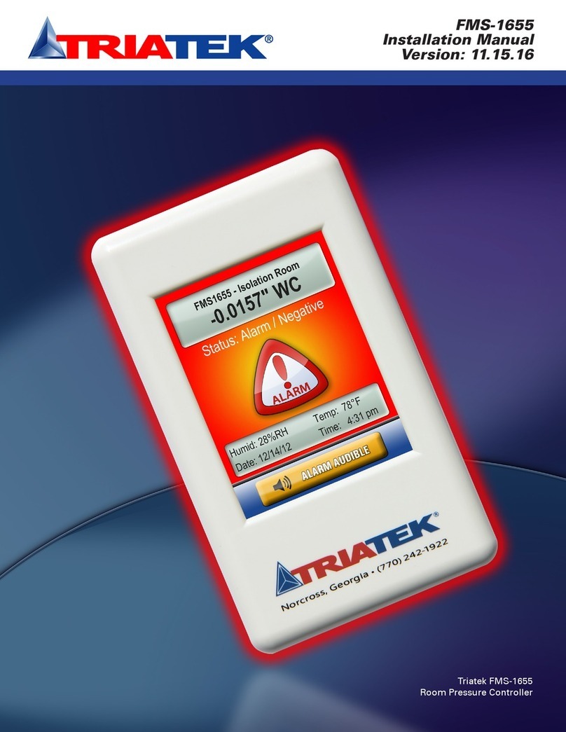 TRIATEK FMS-1655 installation manual