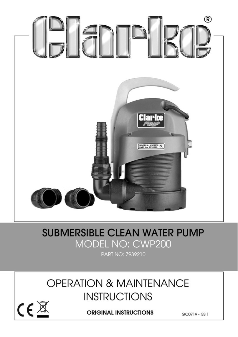 Clarke CWP200 Instruction Manual Clarke CWP200 Instruction Manual
