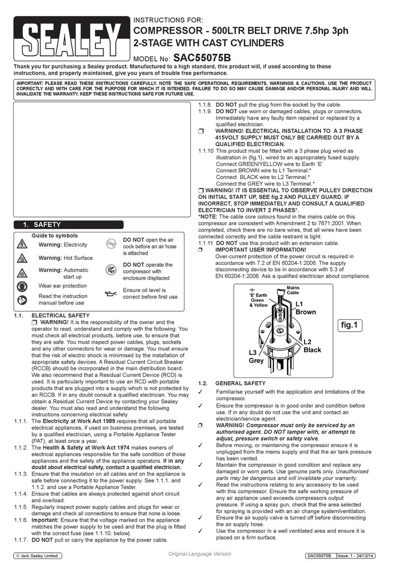 Sealey SAC55075B instructions Sealey SAC55075B instructions