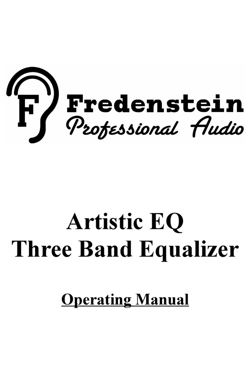 Fredenstein Artistic EQ User manual