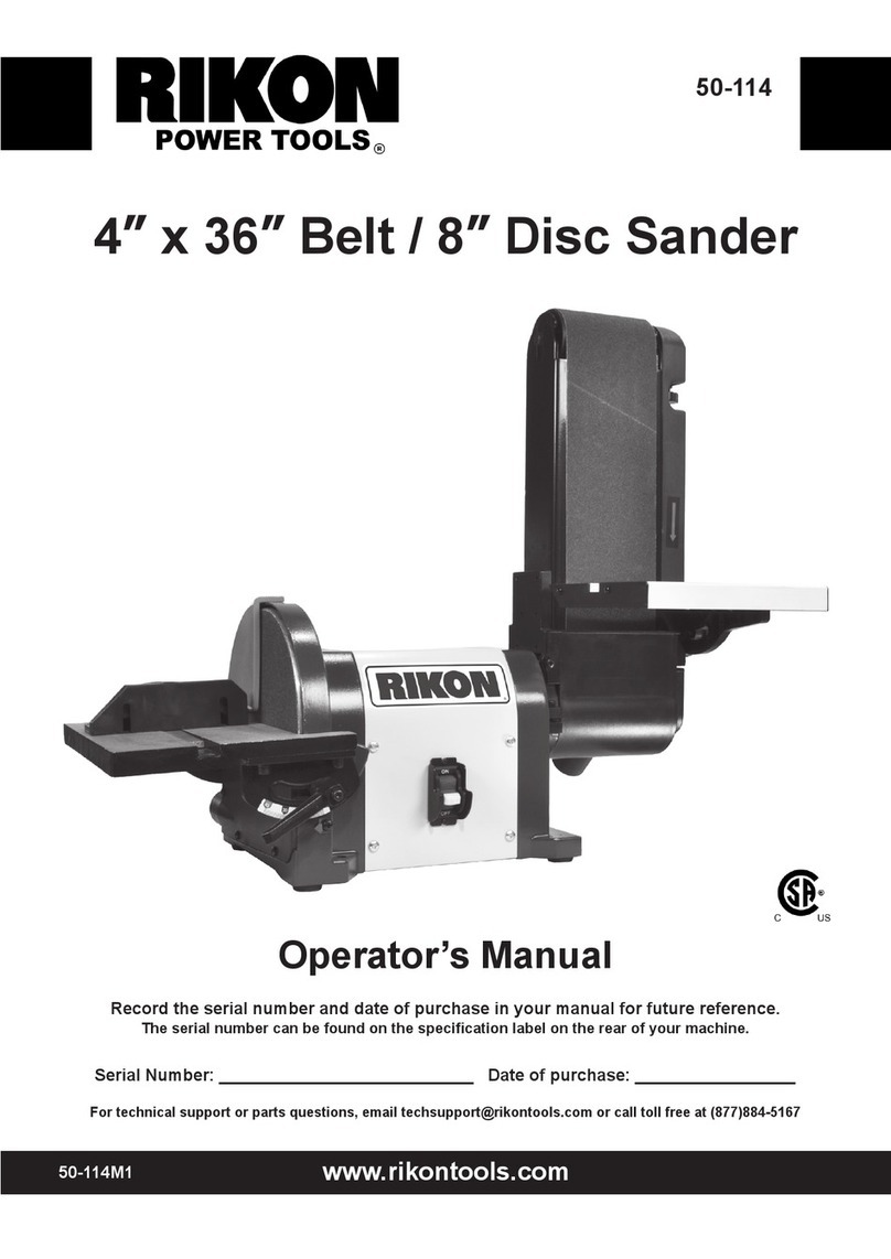 Rikon Power Tools 50-114 Operator's manual