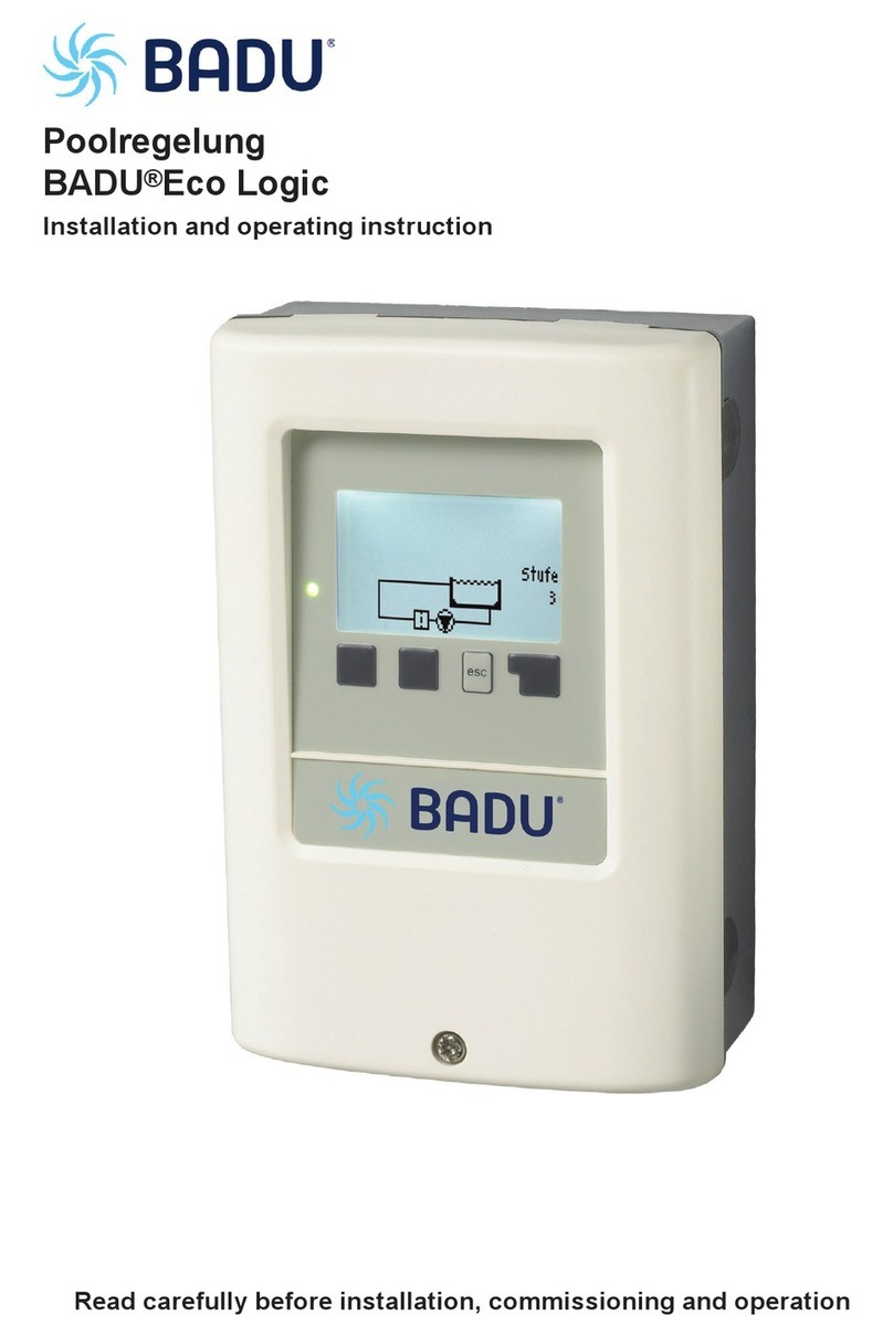 BADU Eco Logic Installation and operating instructions