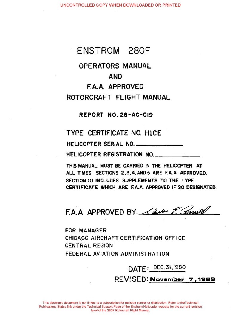 ENSTROM 280F Series User manual
