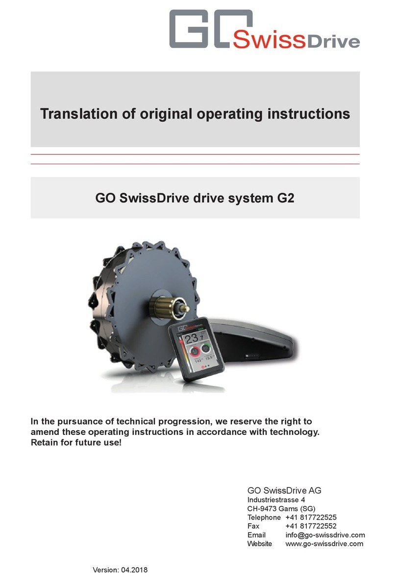 GO SwissDrive G2 Translation of original operating instructions