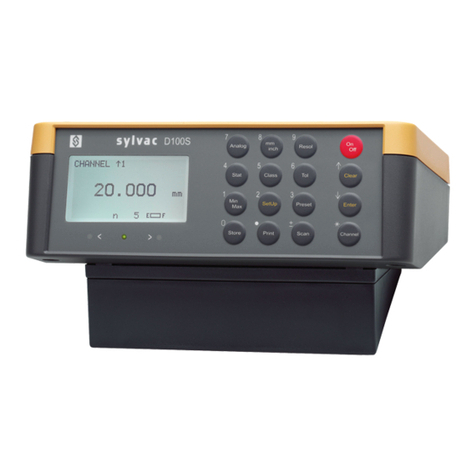 Sylvac D 100S User manual