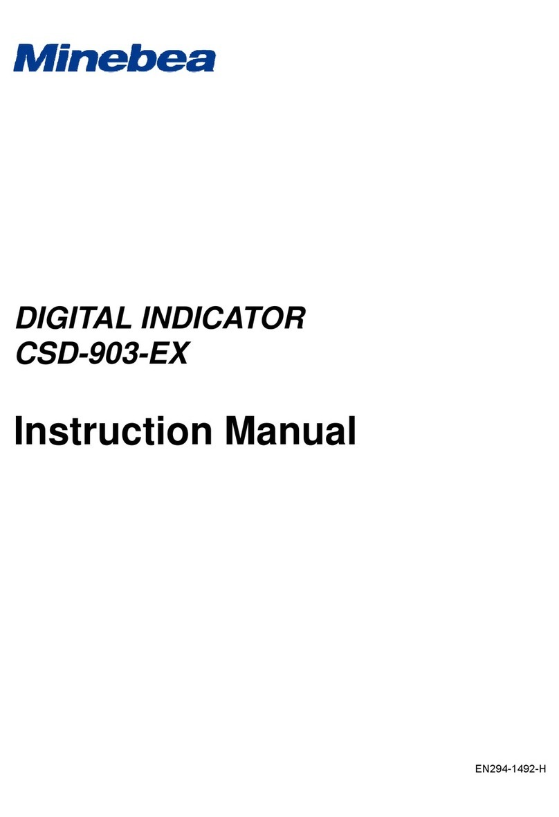 Minebea CSD-903-EX instruction manual