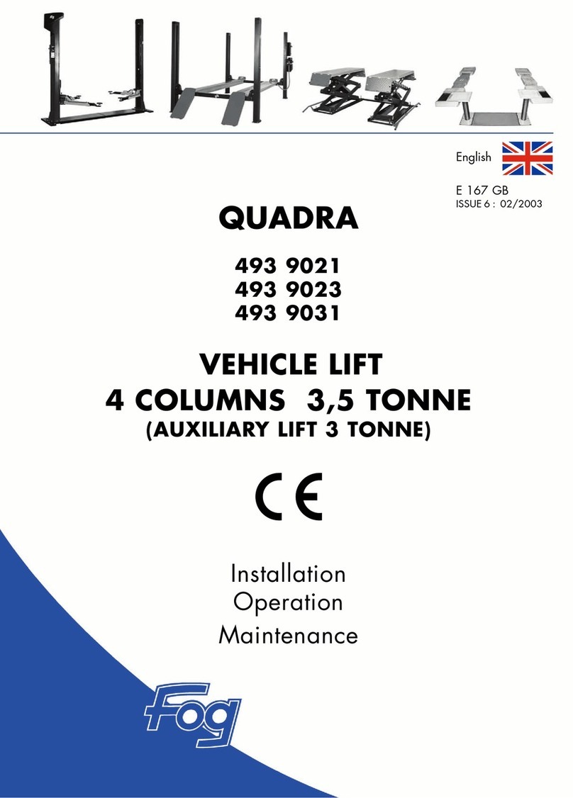 FOG QUADRA 493 9021 Installation operation & maintenance