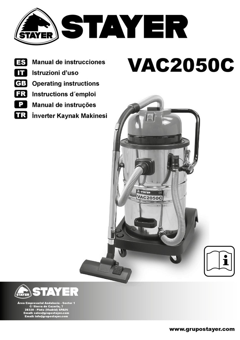 stayer VAC2050C operating instructions