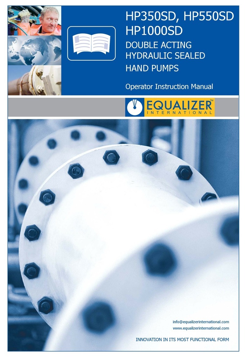 Equalizer HP350SD Operator's instruction manual