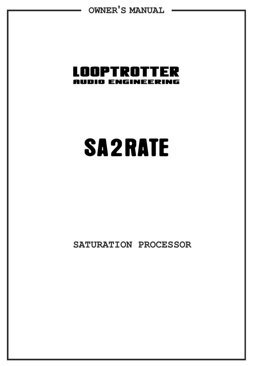 LOOPTROTTER SA2RATE owner's manual
