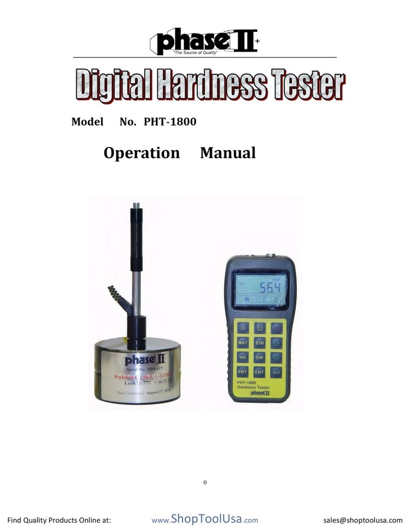 phase II+ PHT-1800 Operation manual