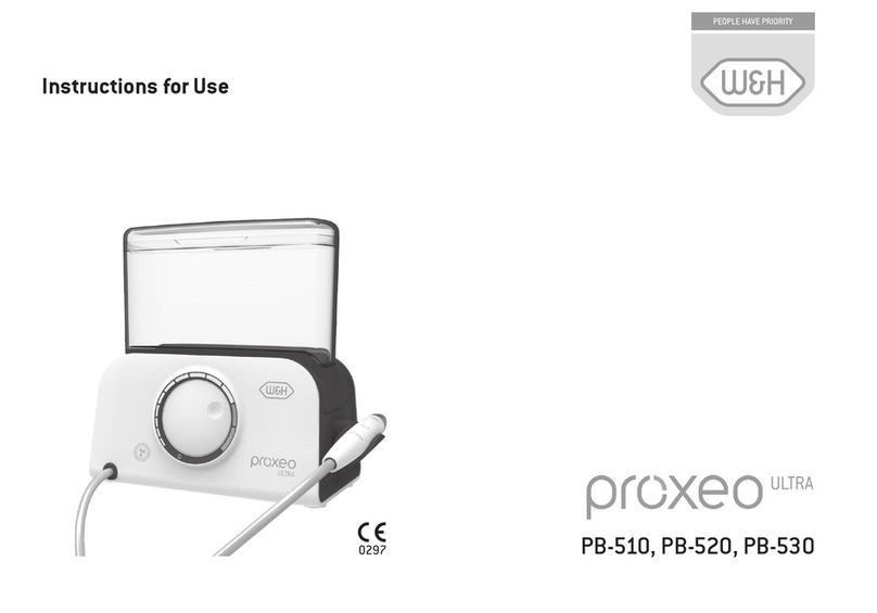 W&H Proxeo Ultra PB-510 Instructions for use