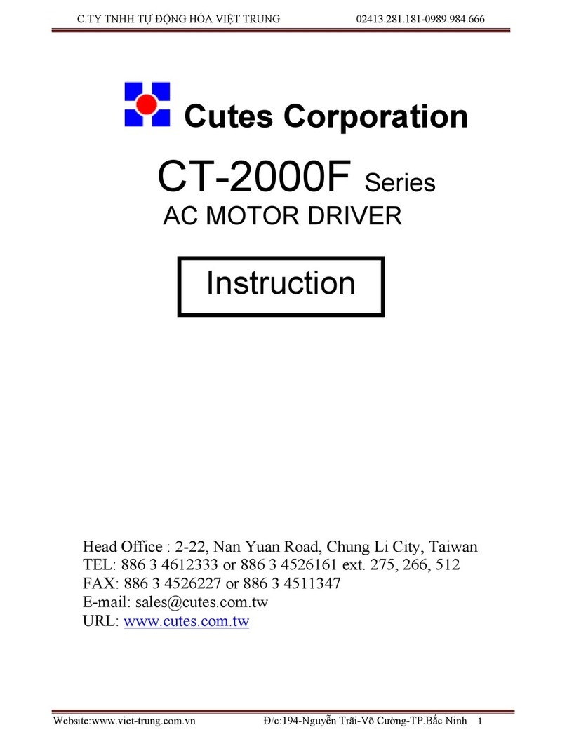 CUTES CT-2000F Series Instruction