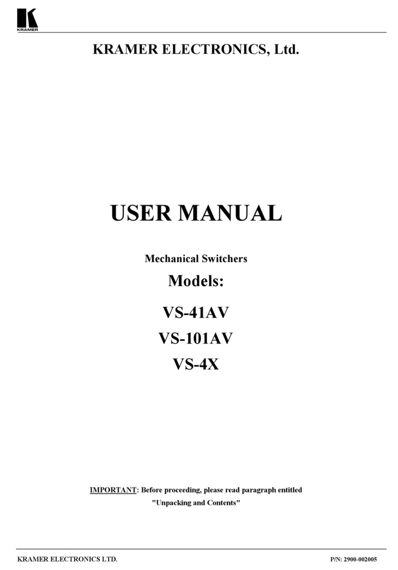 Kramer VS-41AV user manual