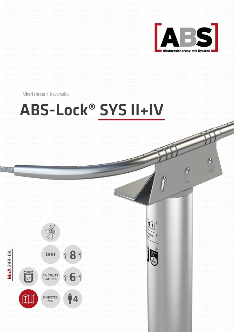 ABS Safety ABS-Lock SYS II User manual
