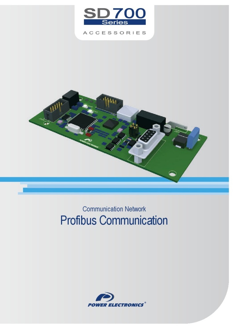Power Electronics ProfiPower SD700 Type 1 User manual