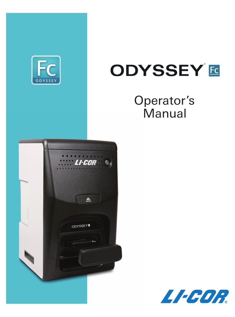 LI-COR Odyssey FC Operator's manual