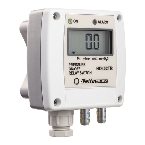 Delta OHM HD402TR Series manual