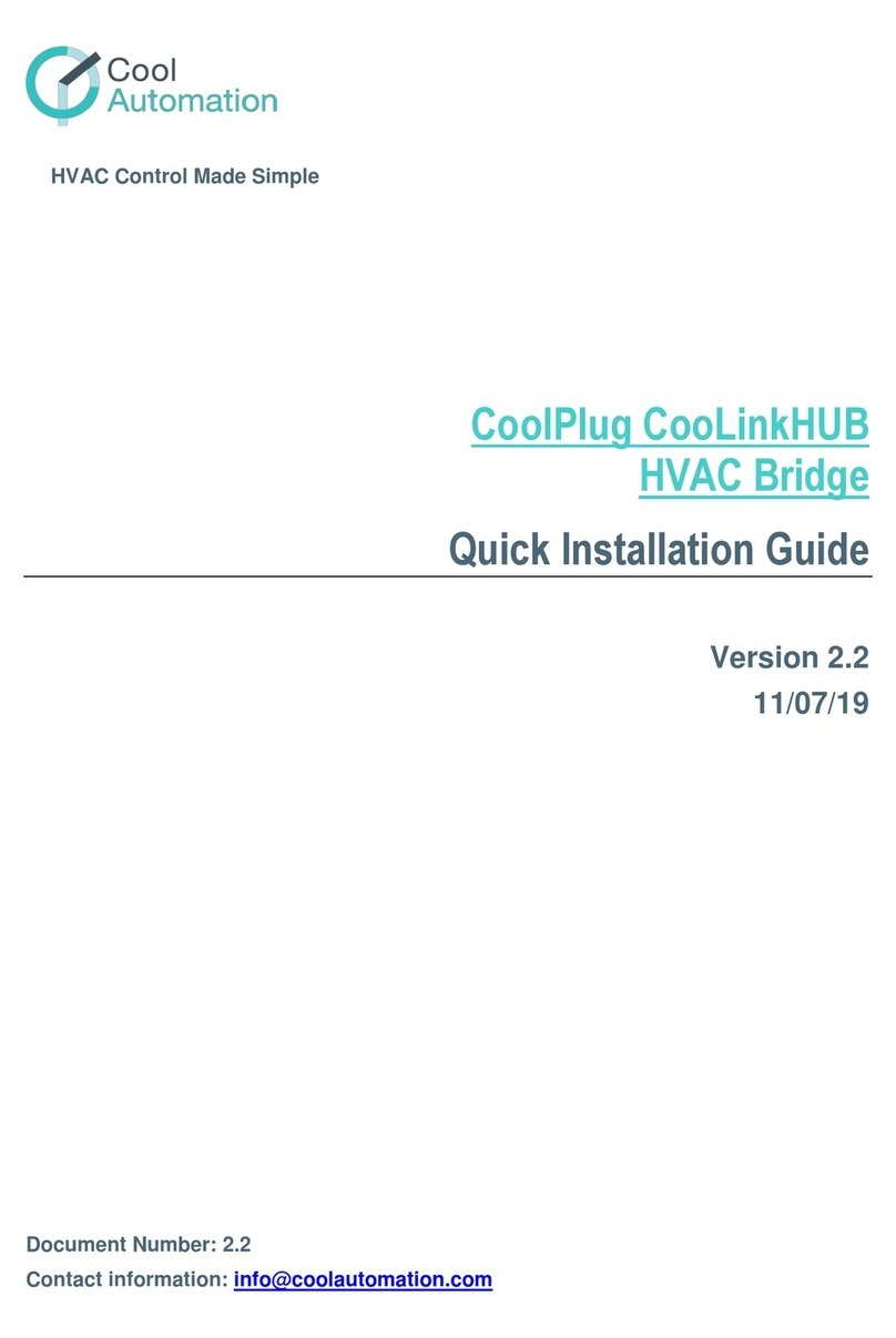 CoolAutomation CoolPLug Quick installation guide
