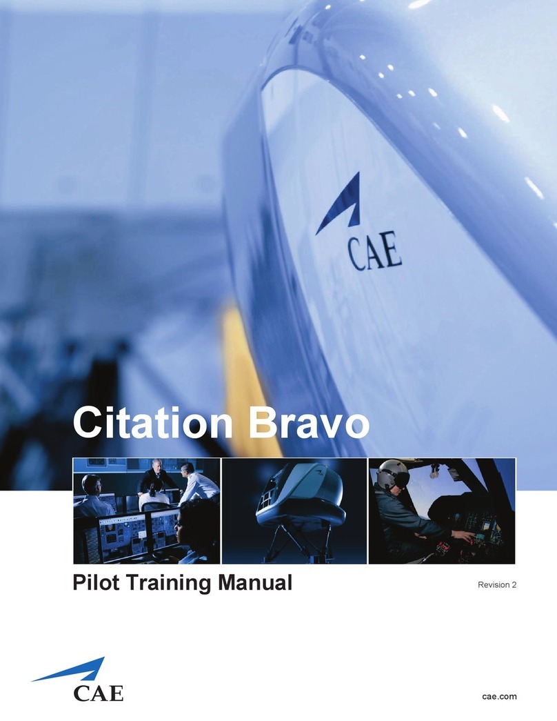 CAE SimuFlite Citation Bravo Pilot training manual