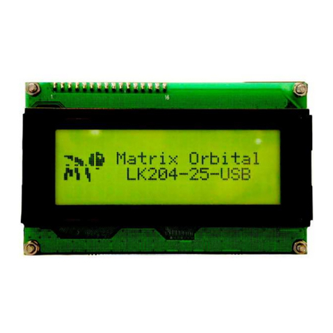 Matrix Orbital LK204-25-USB User manual