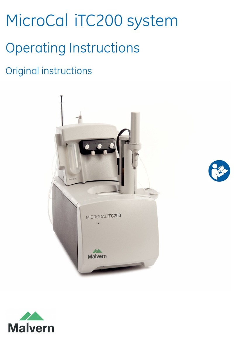 Malvern MicroCal iTC200 User manual