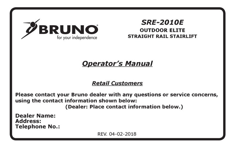 Bruno OUTDOOR ELITE SRE-2010E User manual