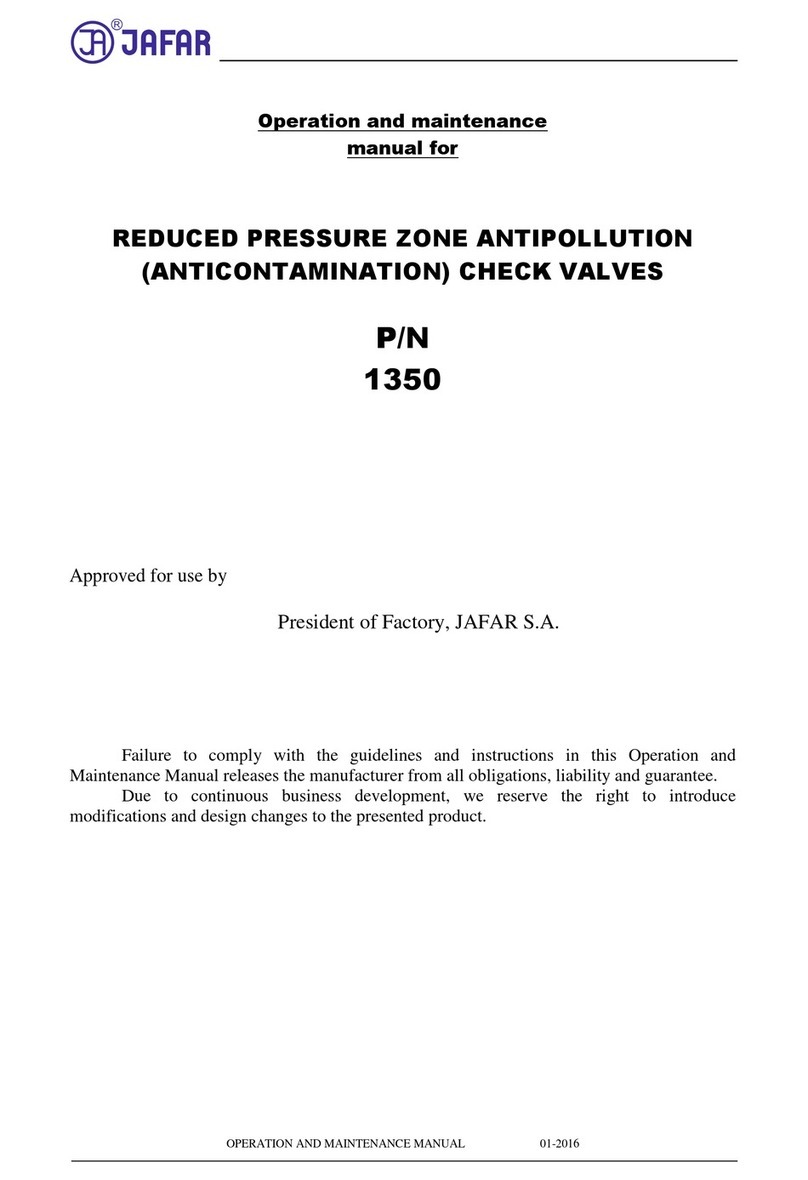 Jafar 1350 Operation and maintenance manual