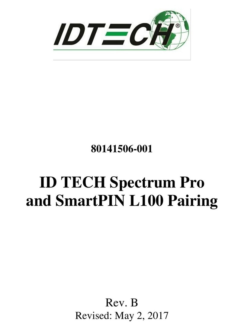 IDTECH Spectrum Pro User manual