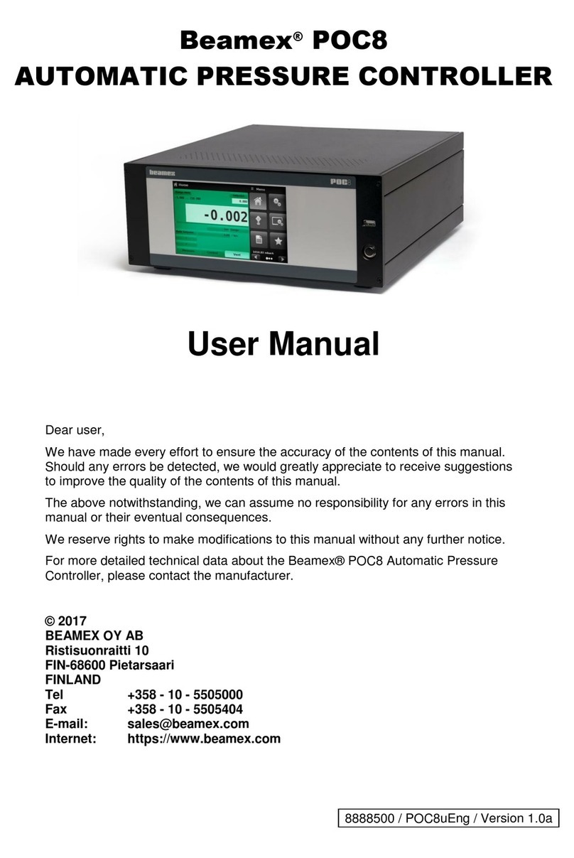 BEAMEX POC8 user manual