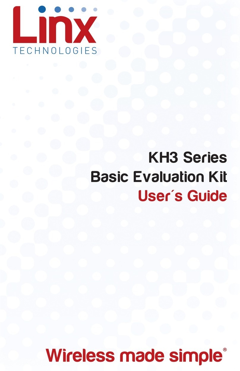 Linx Technologies EVAL-KH3 Series user guide Linx Technologies EVAL-KH3 Series user guide