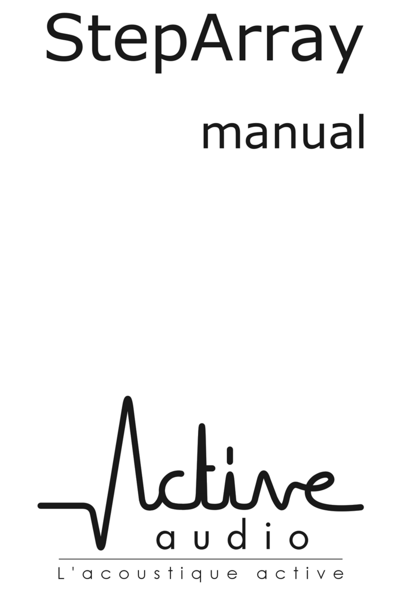 Active Audio StepArray Series manual