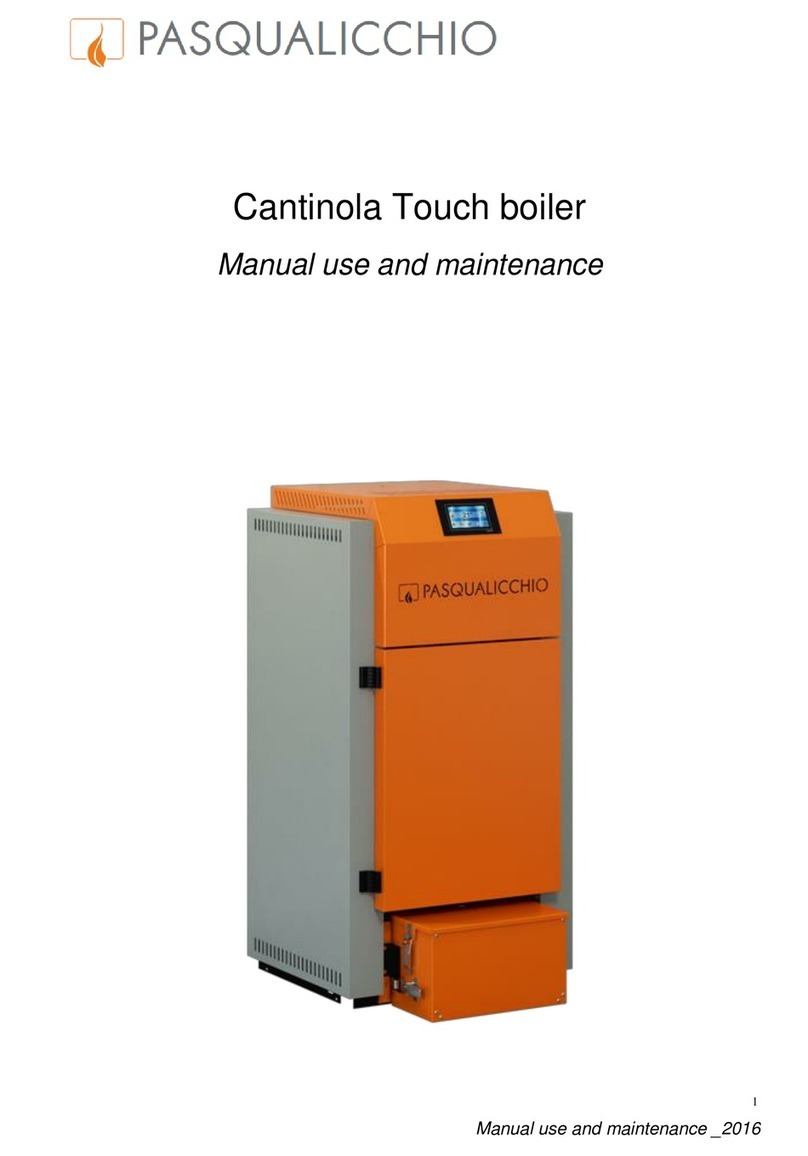 Pasqualicchio Cantinola Touch Series Use and maintenance manual Pasqualicchio Cantinola Touch Series Use and maintenance manual