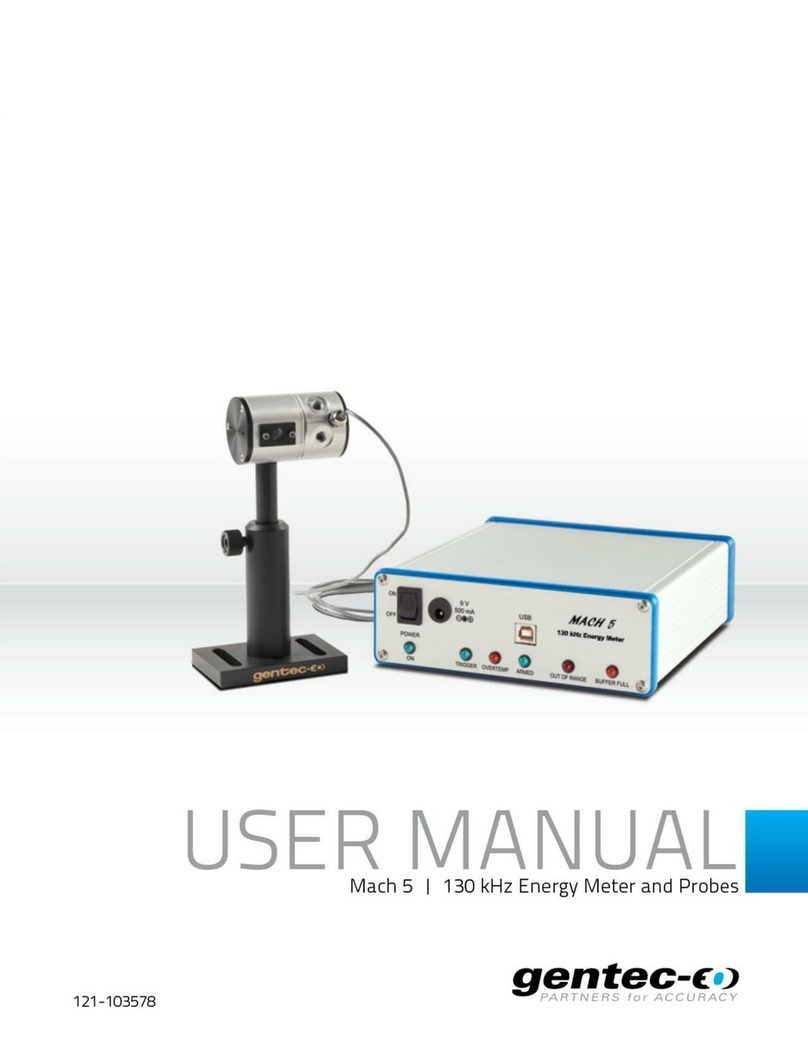 Gentec-E MACH 5 User manual