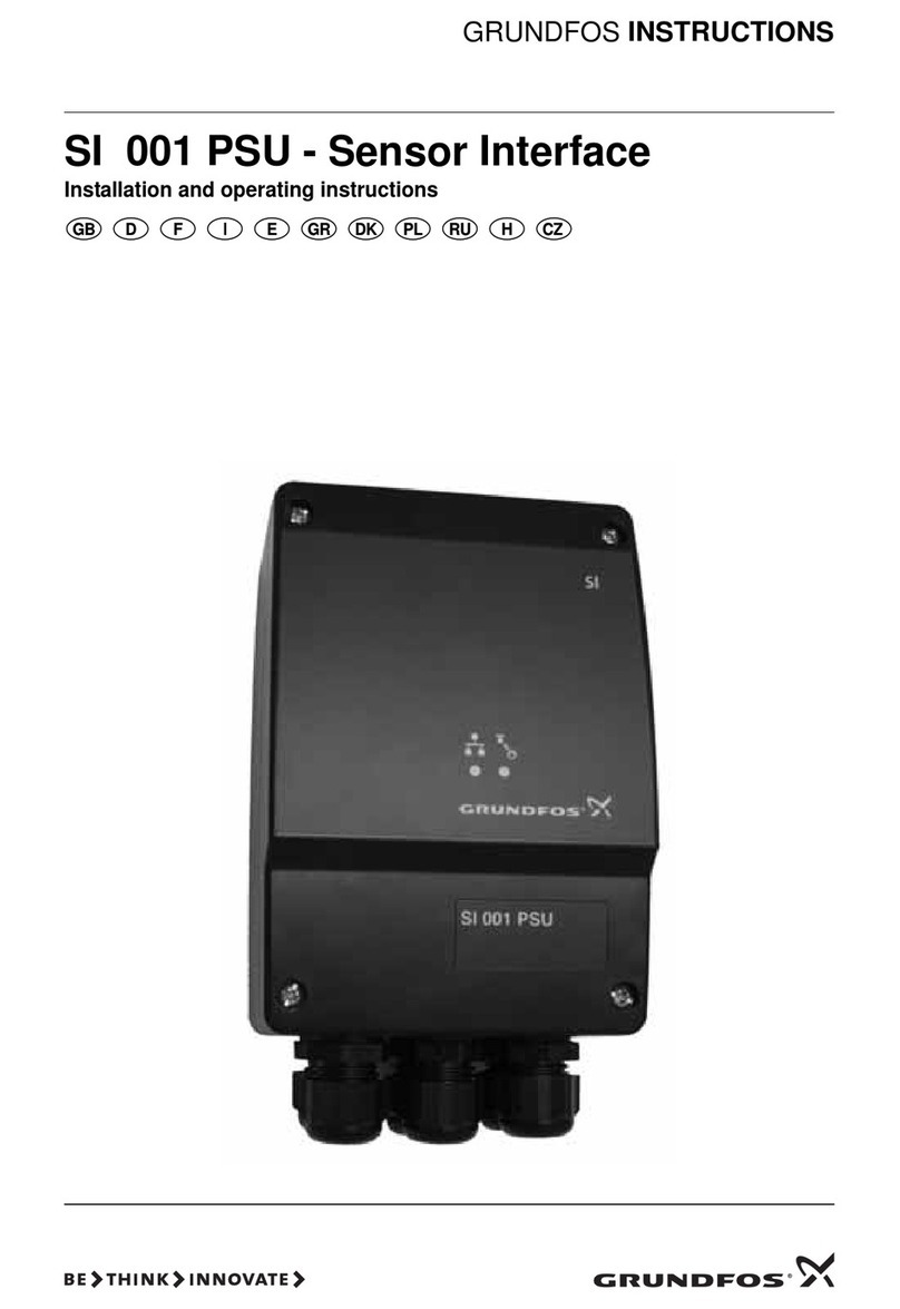 Grundfos SI 001 PSU User manual