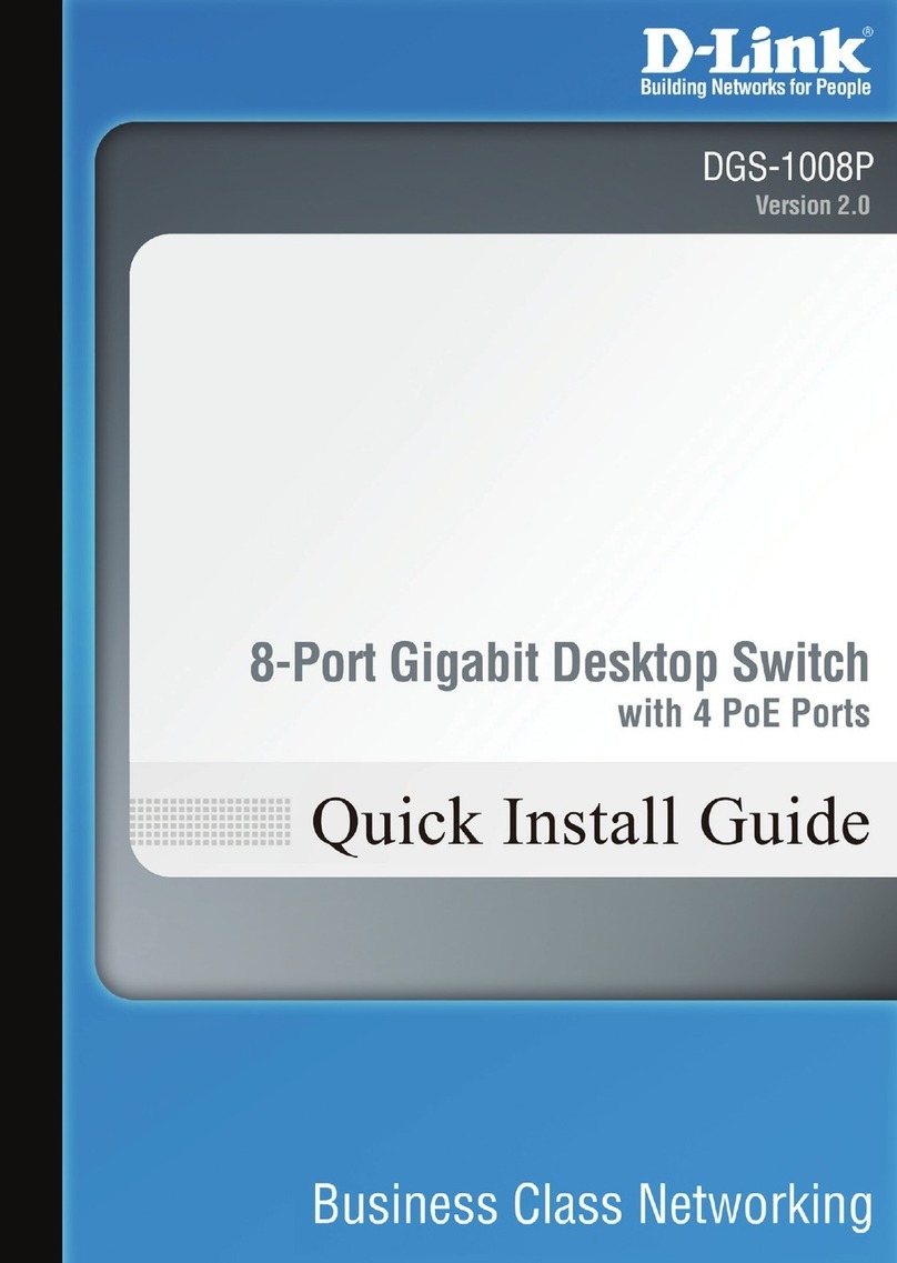 D-Link DGS-1008P User manual
