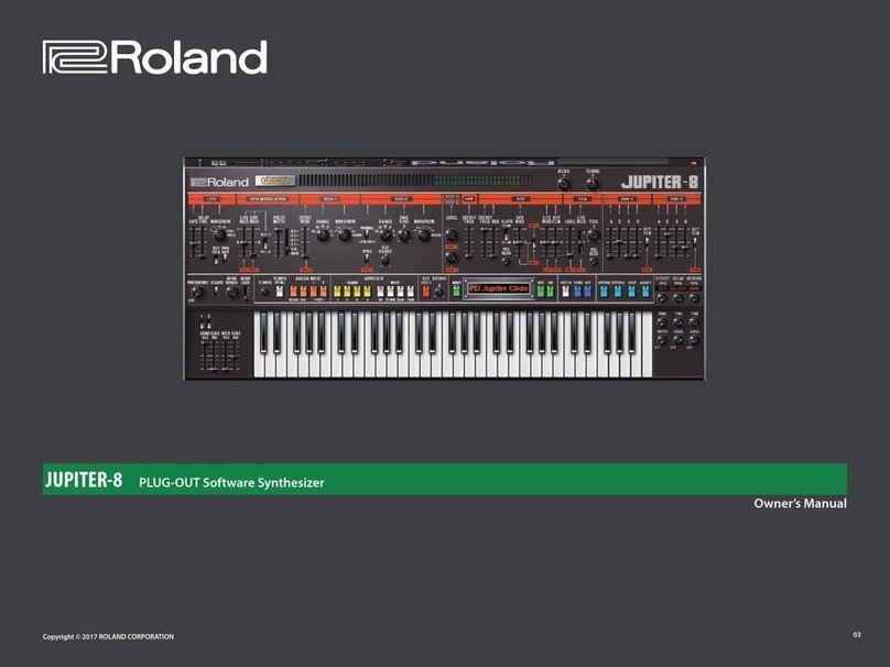 Roland JUPITER-8 User manual