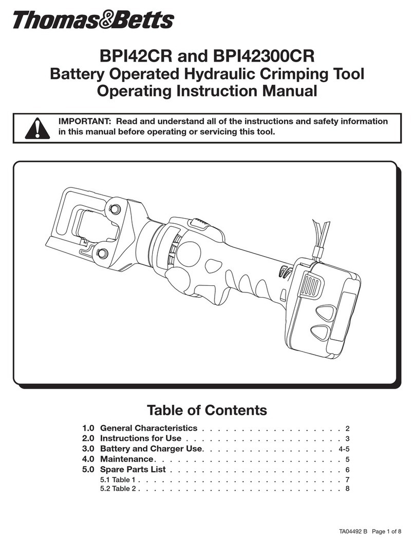 Thomas&Betts BPI42CR Instruction Manual