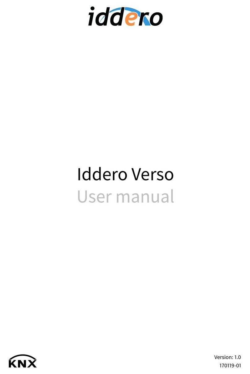 KNX Iddero Verso User manual