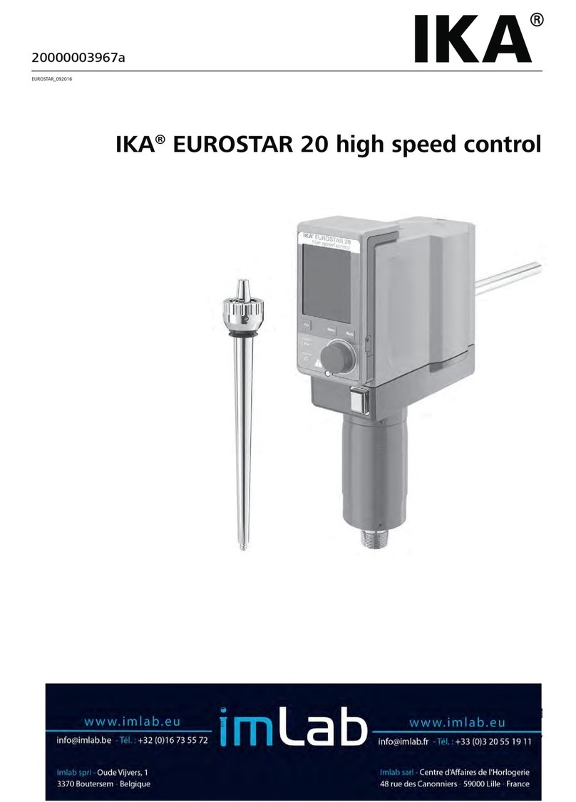 IKA EUROSTAR 20 DIGITAL manual IKA EUROSTAR 20 DIGITAL manual