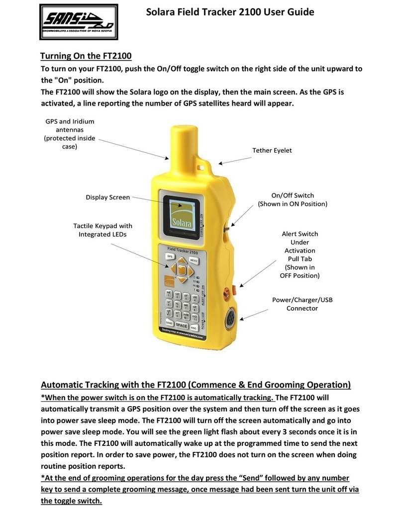 SOLARA FT2100 user guide