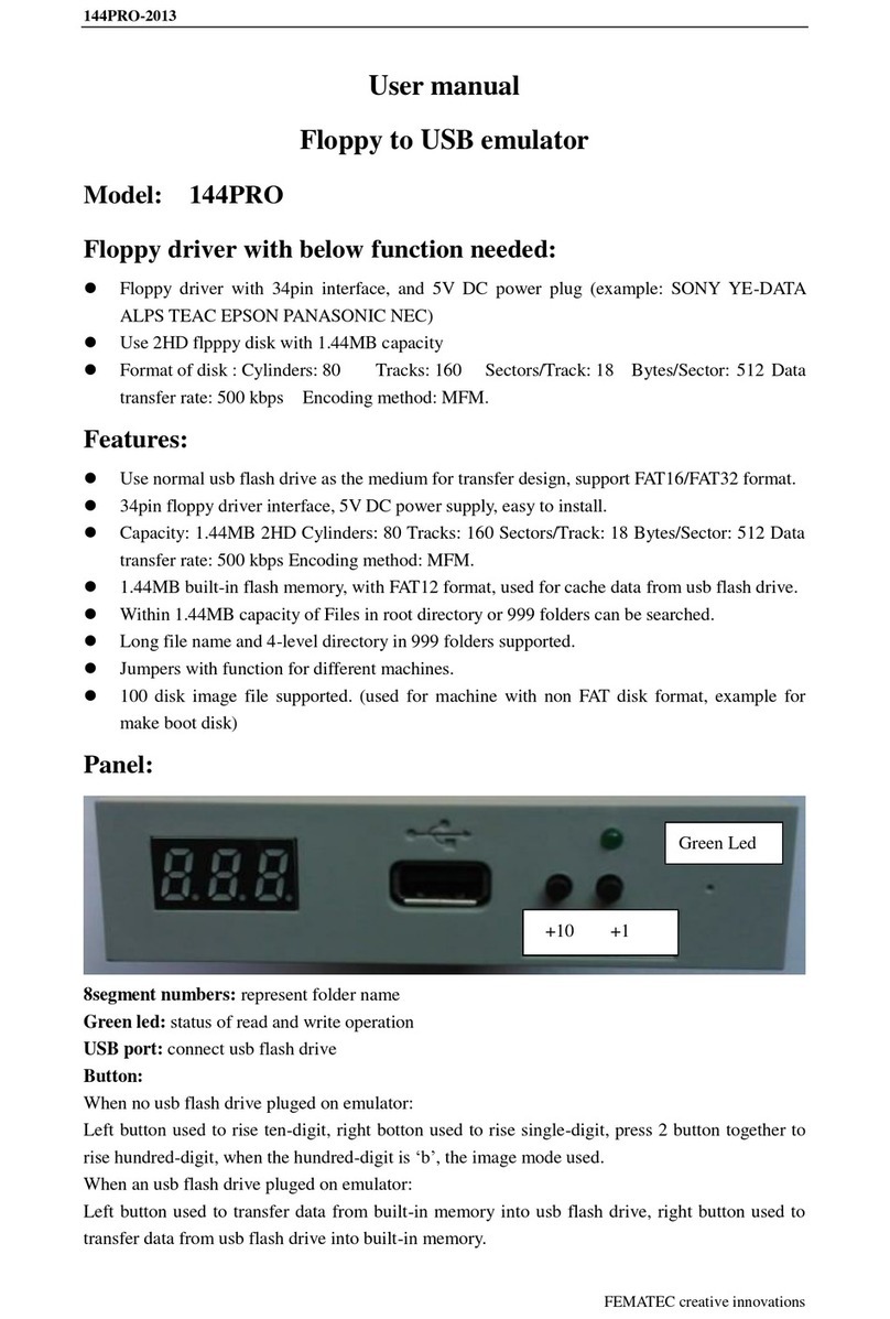 Fematec 144PRO User manual