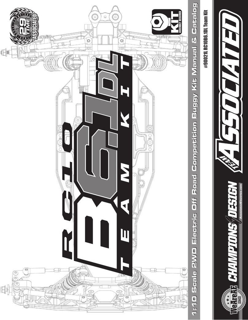 Team Assocciated RC10B6.1 Dirt Light Team Kit Manual & catalog