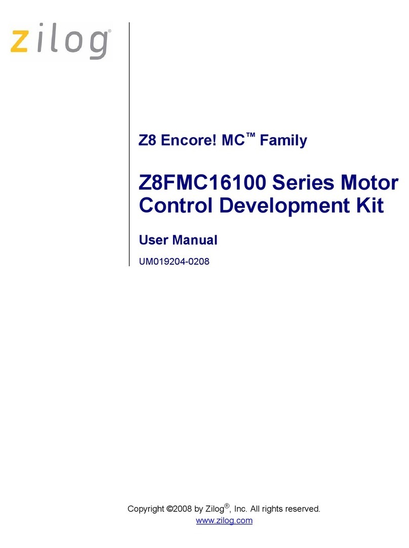ZiLOG Z8 Encore! MC Series user manual