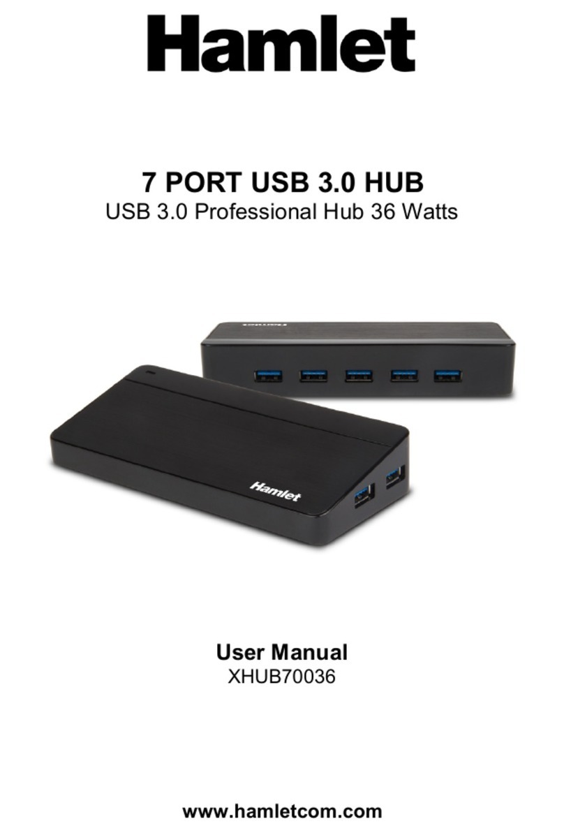 Hamlet XHUB70036 user manual