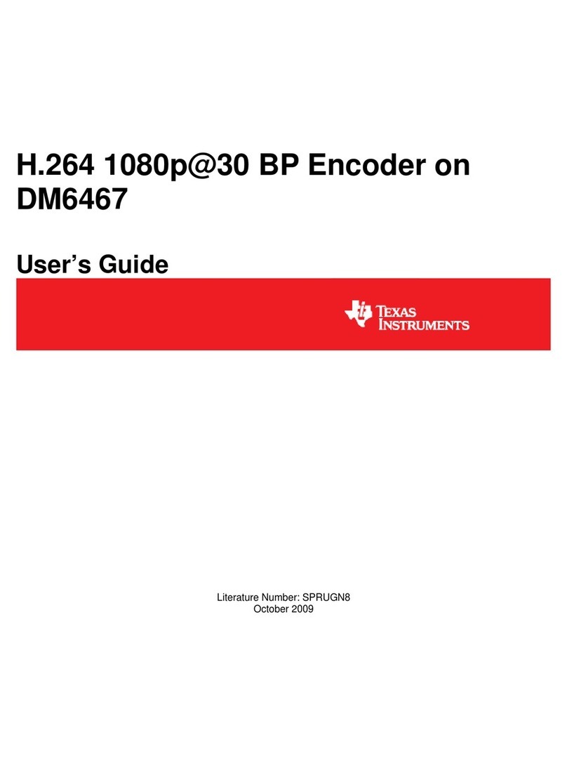 Texas Instruments DM6467 User manual