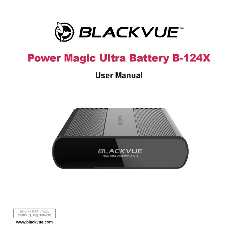 Pittasoft BlackVue Power Magic Ultra Battery B-124X user manual