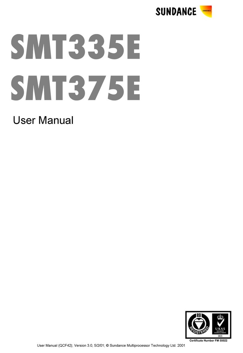 Sundance Spas SMT335E user manual