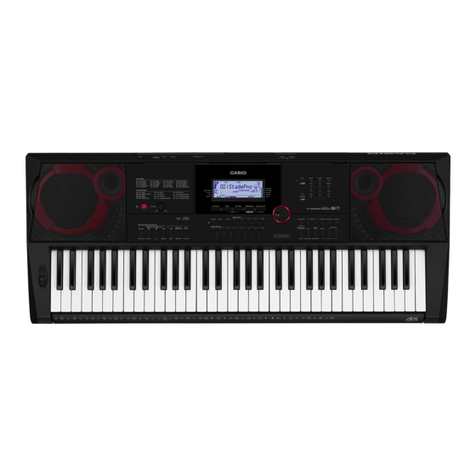 Casio CT-X3000 Mounting instructions