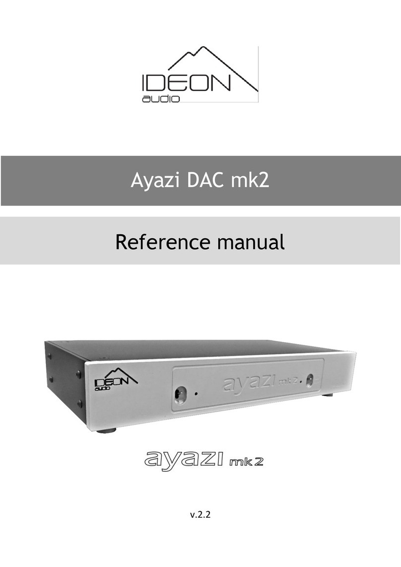 Ideon Audio Ayazi mk2 Reference manual